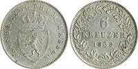 Hessen-Darmstadt 6 Kreuzer Ludwig II. 1830-1848 -