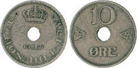 Norwegen Lot von 2 Stücken: 10 Öre 1926 und 1937, Haakon VII. 1905-1957 -