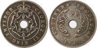 Süd-Rhodesien 1 Penny George VI. 1936-1952 -
