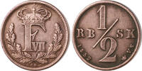 Dänemark 1/2 Rigsbankskilling Frederik VII. 1848-1863 -