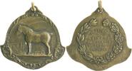 Tierdarstellungen Bronzegussmedaille Pferdezucht der Provinz Hainut -