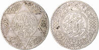 1/2 Rial (5 Dirham) AH 1336 (1918) Französische Kolonien - Marokko  f.vz