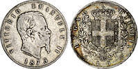 Italien 5 Lire (Vittorio Emanuele II. 1859-1861-1878) -
