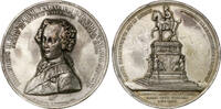Brandenburg/-Preußen Versilberte Bronzemedaille (Friedrich II. 1740-1786) -