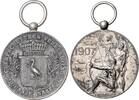 Lot von 2 Schützenmedaillen  Niederlande-Königreich (Wilhelmina I. 1890-1948) f.vz