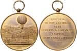 Frankreich Vergoldete Bronzemedaille (Dritte Republik 1870-1940) -