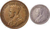 Kanada Lot von 2 St&uuml;cken 1916 + 1917 George V. 1910-1936 ss 12,00 EUR  Excl. 15,00 EUR Verzending