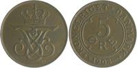 Dänemark 5 Öre Frederik VIII. 1906-1912 -
