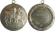Belgien Bronzemedaille, versilbert Albert I. 1909-1934 -