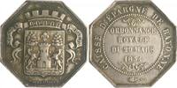 Frankreich Silbermedaille, achteckig a.d. 1834 gegr. Sparkasse von Bayonne -