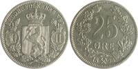 Norwegen 25 Öre Oskar II. 1972-1905 -