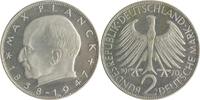 Bundesrepublik Deutschland - BRD 2 Deutsche Mark (DM) Max Planck -