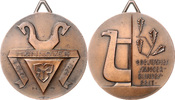 Braunschweig und Lüneburg - Hannover, Stadt Bronzemedaille a.d. 9. Deutsche Sängerbundesfest vom 23.-26.8.1924 -