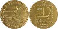 Rumänien Bronzemedaille a. 20 Jahre Verein für Aerofilatelie -
