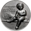 Allgemein Eisengussmedaille, einseitig "Gedenket der Säuglinge und Kinder" -
