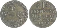 Braunschweig und Lüneburg - Braunschweig,Herzogtum 1 Pfennig Carl II. unter Vormundschaft Georg IV. 1820-1823 -
