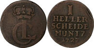 Hessen-Kassel 1 Heller Karl 1670-1730 -