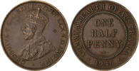 Australien 1/2 Penny George V. 1910-1936 -