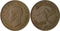 Australien 1/2 Penny George VI. 1936-1952 -