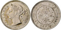 Hongkong 5 Cents Victoria 1837-1901 -