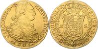Kolumbien 8 Escudos 1801 NR-JJ (Carlos IV. 1788-1808)  4300,00 EUR  Excl. 25,00 EUR Verzending