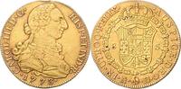 Spanien 8 Escudos 1773 M-PJ (Carlos III. 1759-1788) ss 3800,00 EUR  Excl. 25,00 EUR Verzending