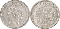 Haus Habsburg 10 Kreuzer 1872 Franz Joseph I. 1848-1916. vz-st 25,00 EUR  Excl. 15,00 EUR Verzending