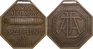 Luftfahrt Achteckige Bronze-Plakette 1909 kl. Kr., vz 120,00 EUR  Excl. 15,00 EUR Verzending