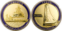 Schifffahrt Vergoldete Medaille o.J. Pr&auml;gefrisch 70,00 EUR  Excl. 15,00 EUR Verzending