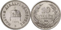 Haus Habsburg 10 Filler 1894 KB Franz Joseph I. 1848-1916 st- 10,00 EUR  Excl. 15,00 EUR Verzending