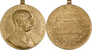Haus Habsburg Bronzemedaille 1898 Franz Joseph I. 1848-1916 mit &Ouml;se, ss-vz 20,00 EUR  Excl. 15,00 EUR Verzending