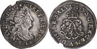 Frankreich 4 Sols aux 2 L 1691 A Ludwig XIV. 1643-1715 kl. Randausbruch, ss 38,00 EUR  Excl. 15,00 EUR Verzending