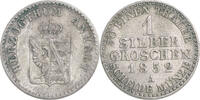 Anhalt/-K&ouml;then Silbergroschen 1852 A Gemeinschaftspr&auml;gung, 1839-1871 ss+ 40,00 EUR  Excl. 15,00 EUR Verzending
