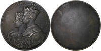 Gro&szlig;britannien Einseitige Bronzemedaille 1937 George VI. 1936-1952 vz 30,00 EUR  Excl. 15,00 EUR Verzending