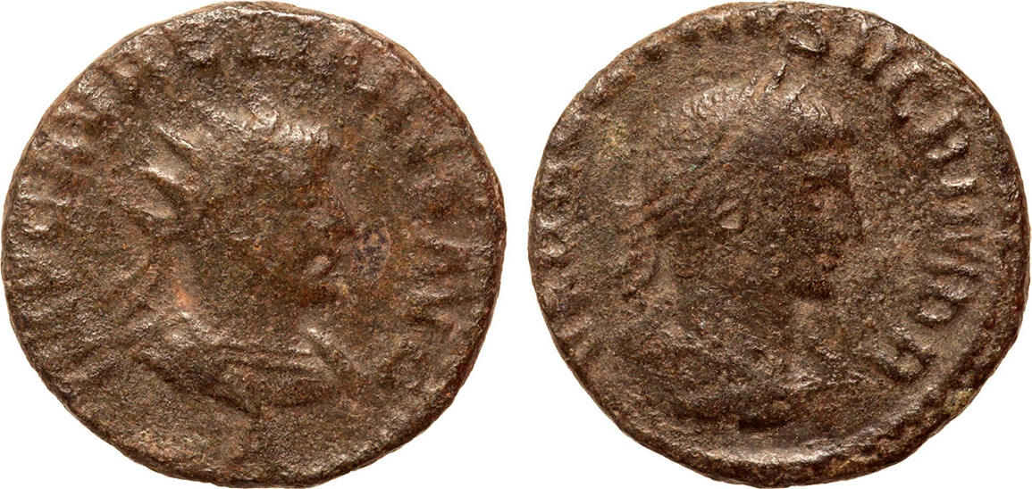 Roman Empire Antoninianus 270 272 Aurelian With Vabalathus Antioch Roman Empire Antoninianus 270 272 Aurelian With Vabalathus Antioch