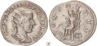 Roman Empire Antoninianus Gordian III., FORTVNA REDVX, Fortuna seated -