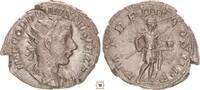 Roman Empire Antoninianus Gordian III., P M TR P IIII COS II PP, Emperor in military dress -