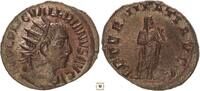 Roman Empire AR Antoninianus Valerian I., AETERNITATI AVGG, Saturn standing -