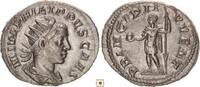 Roman Empire AR Antoninianus Philip II., PRINCIPI IVVENT, Philip II. in military dress -