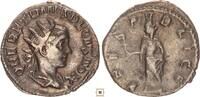 Roman Empire AR Antoninianus Herennius Etruscus as Caesar, SPES PVBLICA, Spes standing -