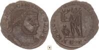 Roman Empire follis Licinius, Jupiter standing, Thessalonica -