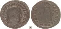 Roman Empire follis Constantine I., SOL INVICTO COMITI, Sol standing, Rome -