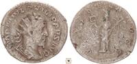 Roman Empire Antoninianus Philip I., VICTORIA AVG Victory standing -