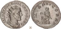 Roman Empire AR Antoninianus Philip I., P M TR P II COS P P, Emperor seated on curule chair -