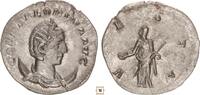 Roman Empire AR Antoninianus Salonina, VESTA, Vesta standing -