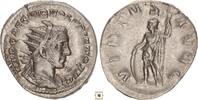 Roman Empire AR Antoninianus Volusian, VIRTVS AVGG, Virtus standing -