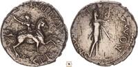 Roman Empire AR denarius Galba as imperator, Galba on horseback / ROMA RENASCENS, Roma advancing right -