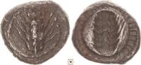 Greek stater Lucania, Metapontion, Barley Bar / Incuse -