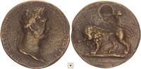 Italy medallion Domitian 81-96, cast bronze medallion in the style of Paduan -