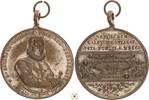 Italy silver plated bronze medal St. Aloysius Gonzaga, Religious medal -